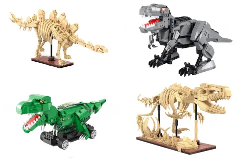 Klemmbaustein Dinosaurier