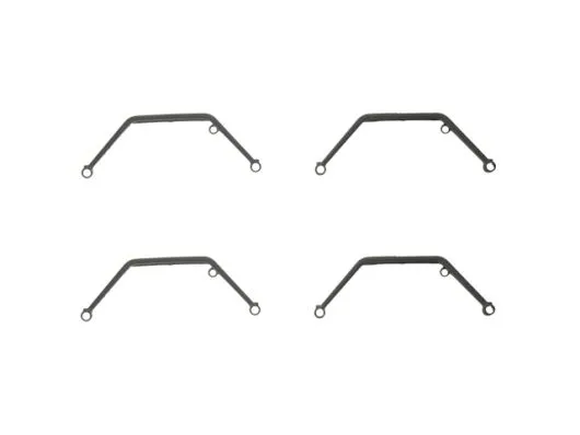 Align Kufenbügel in weiß 4Stück für T-REX 250