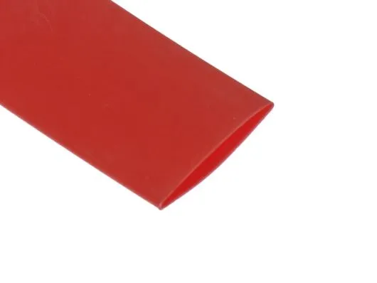 Schrumpfschlauch Ø12,7mm Flachmaß 19,9mm 1m rot