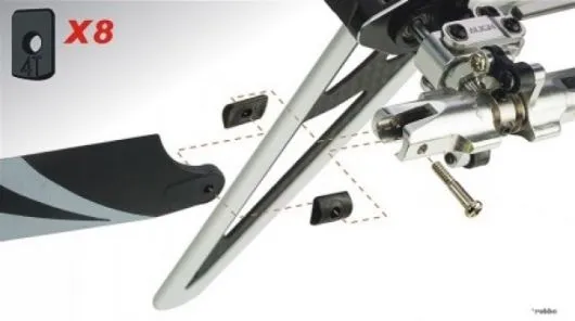 Align Blade Clips für T-REX 450