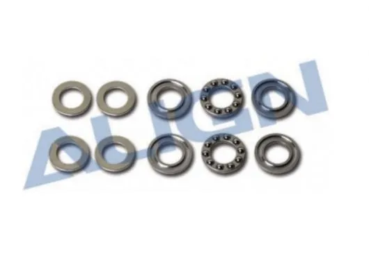 Align Axiallager D10,2 / 18x5,5mm mit Distanzring 2Stück