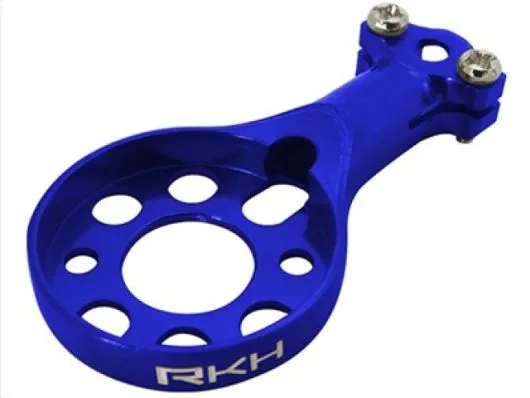 Rakonheli Heckmotorhalterung aus Aluminium in blau für Blade 200SRX
