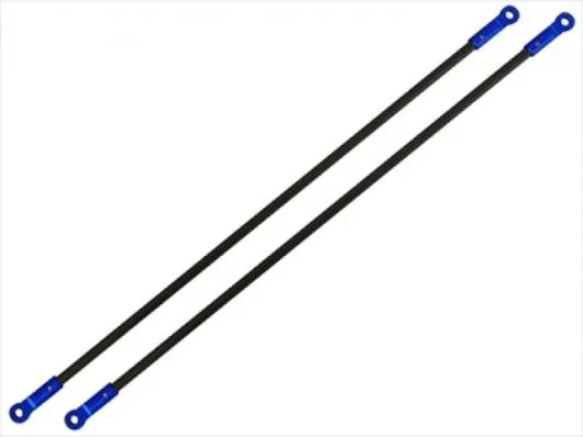 Rakonheli Heckstreben aus Carbon Aluminium in blau für Blade 200SRX