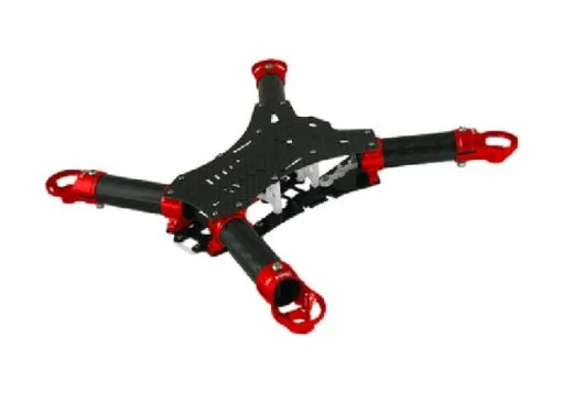Rakonheli Carbon Hauptrahmen rot für Blade 200QX