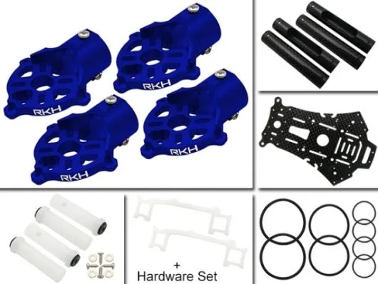 Rakonheli Umbau-Set in blau vom 200QX zu 250RQX