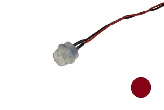 Anti Kollision Licht rot transparent 7,4V für 500er Helis