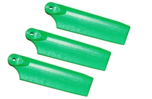 OXY Ersatzteile Heckrotorblätter in grün 47mm 3Blatt Heck für OXY3