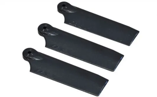 OXY Ersatzteile Heckrotorblätter in schwarz 47mm 3Blatt Heck für OXY3