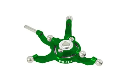 Rakonheli Taumelscheibe aus Aluminium in grün für Blade 230S und 250CFX