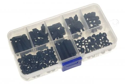 Nylon Abstandshalter Sortiment 180Stück in M3 Größe