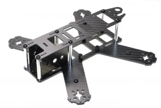 210er FPV Racer BlackX Hauptrahmen aus Carbon