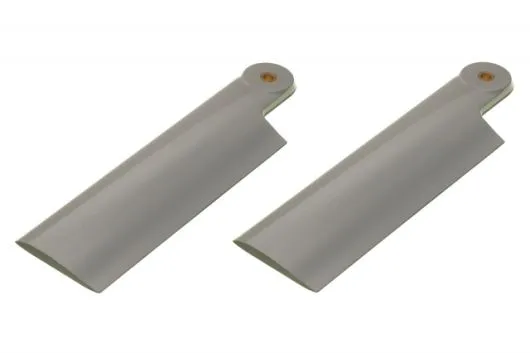 HeliTec der Blattschmied Scale Heckrotorblätter 2Blatt in licht grau 95mm