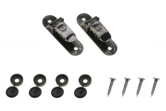 Kufenhalterung für die Wand und den Transport für 5,5mm - 6,5mm Kufen in schwarz