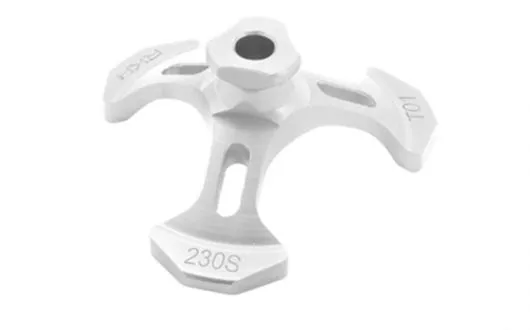 Rakonheli Taumelscheibeneinstellhilfe in silber für Blade 230S