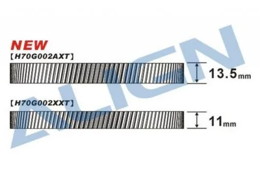 Align CNC Hauptzahnrad schrägverzahnt 112T M1 13,5mm für T-REX 700E, 800E,