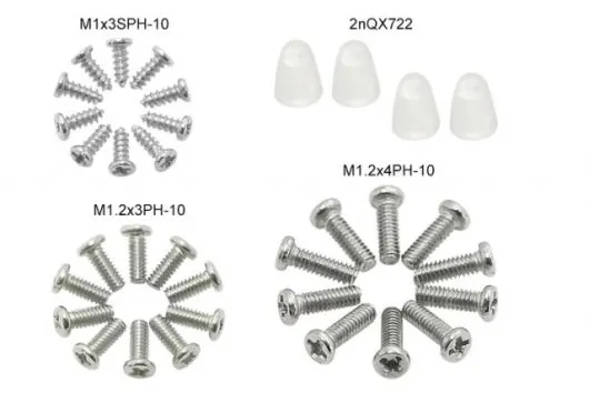 Rakonheli Schraubenset für Carbon Hauptrahmen für Blade Nano QX2 und Glimpse