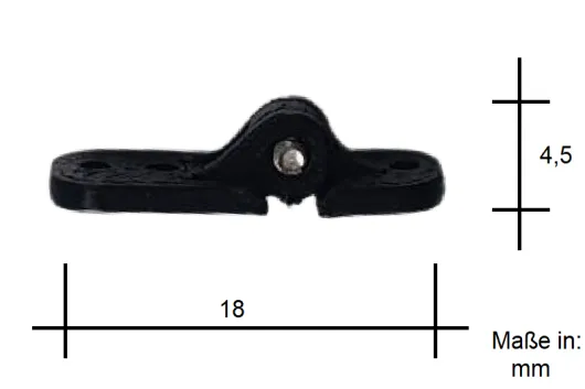 Scale Türscharniere klein 4Stück