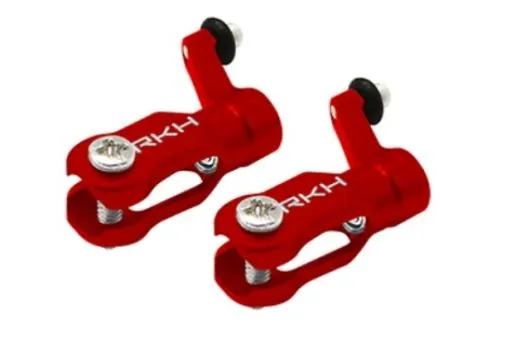 Rakonheli Hauptblatthalter Set CNC Aluminium in rot für Blade Nano Nano CPX, Nano CPS, Nano S2 und Nano S3