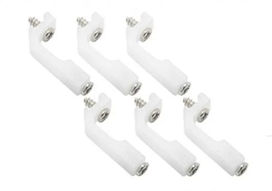 Rakonheli Servohalterungs Set hochpräzise gefräst aus PTFE (Polytetrafluorethylen) für Blade Nano CPS