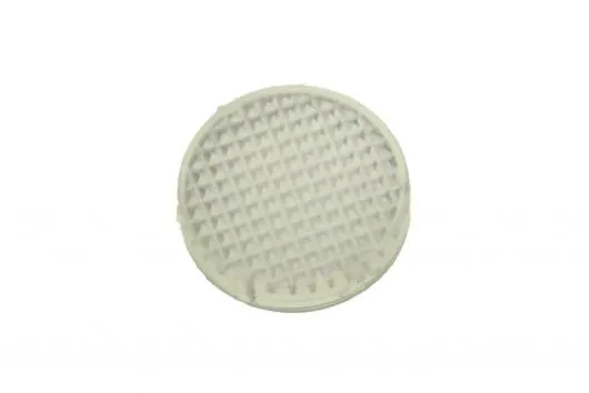 Reflektorabdeckung geriffelt und leicht milchig für 12mm Reflektor