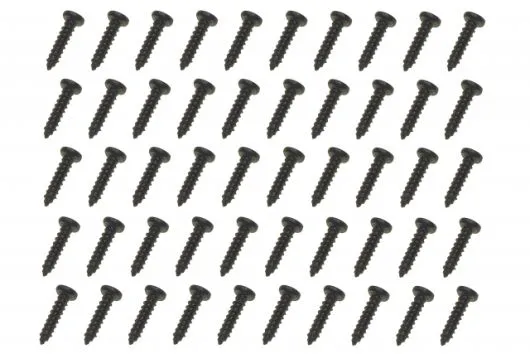 Scale Schrauben selbstschneidend in schwarz 50Stück 1,4x6mm