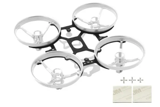 Rakonheli Tuning Rahmen aus carbon in silber für Blade Inductrix FPV