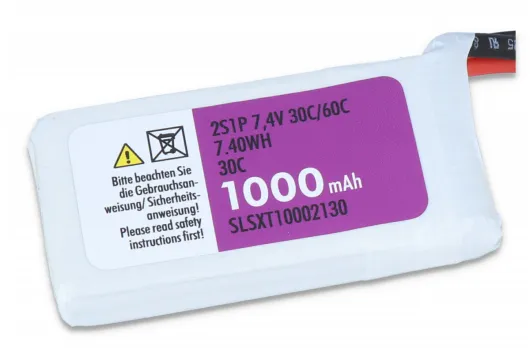 SLS LiPo Akku XTRON 1000mAh 2S1P 7,4V 30C/60C