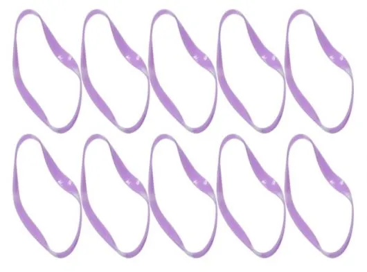 Rakonheli Akkubefestigungsbänder in lila für Tuningrahmen V2 für Blade NQX2