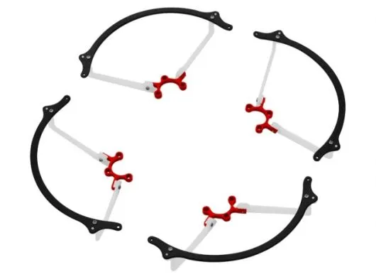 Rakonheli Propellerschützer in rot für Tuningrahmen V2 für Blade Nano QX2