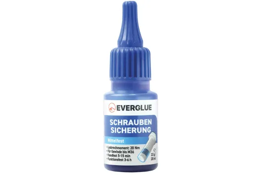 Everglue Schraubensicherung anaerob mittelfest normal demontierbar bis M36-Gewinde 22g