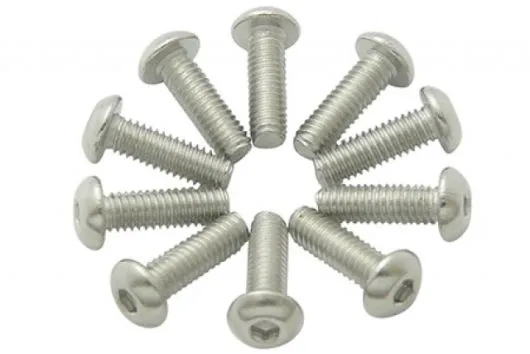 Linsenkopfschrauben Sechskant M2,5x8 10Stück