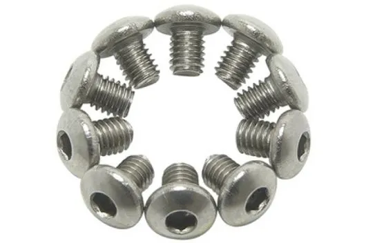 Linsenkopfschrauben Sechskant M3x4mm 10Stück