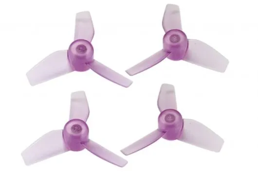 Rakonheli Propellerset 3Blatt in transparentem violett 4Stück für Blade Induct