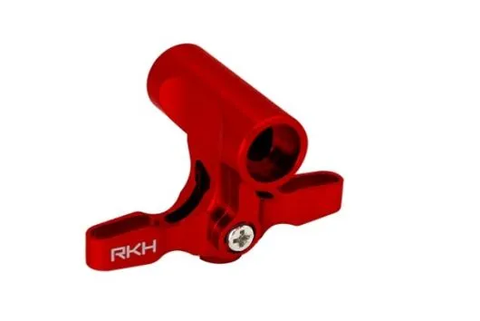 Rakonheli Hauptrotorkopf in rot aus CNC Aluminium für Blade 130S, 150S und 180CFX