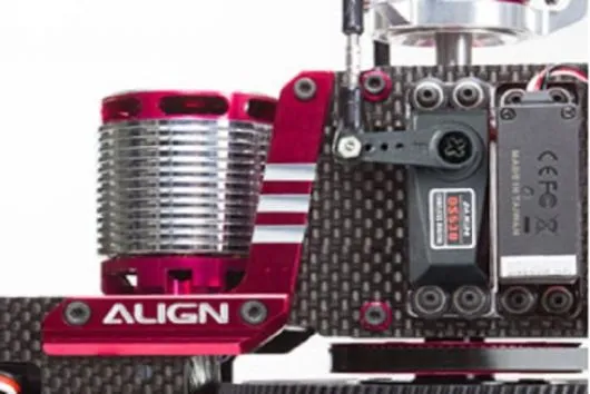 Align T-REX 500X Dominator mit Kunststoffgehäuseservos DS530/DS535 Super Combo mit Riemenantrieb