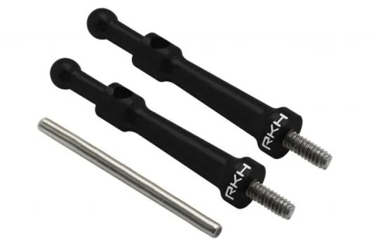 Rakonheli Kabinehaubenhalter aus Aluminium in schwarz für Blade 130S