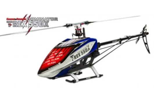 Align T-REX 550X Dominator mit Metallgehäuseservos DS820M/DS825M Combo mit Starrwellenantrieb