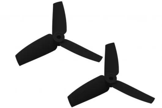 Rakonheli 3Blatt Heckpropeller 65mm in schwarz für Blade 130S und 150S 2Stück