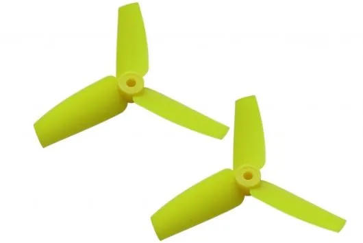 Rakonheli 3Blatt Heckpropeller 65mm in gelb für Blade 130S und 150S 2Stück
