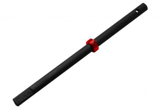 Rakonheli Hauptrotorwelle Carbon und Aluminium Stellring in rot für Blade mSRX - mSRS