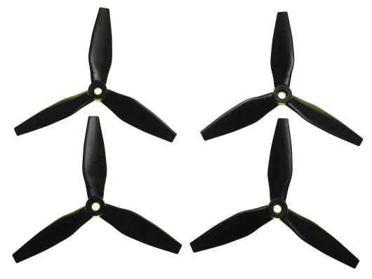 HQ Durable Prop Propeller 5X4,5X3V3 aus Poly Carbonate in schwarz je 2CW und 2CCW
