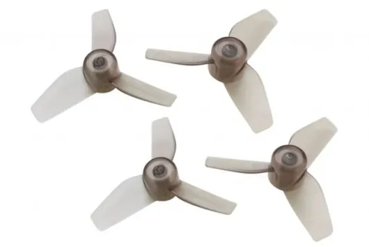 Rakonheli Propellerset 3Blatt in transparentem schwarz 4Stück für Brushless Whoop FPV