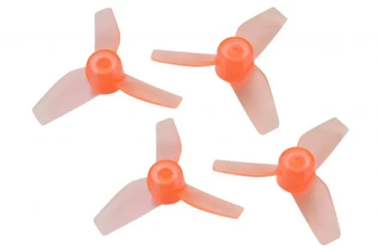 Rakonheli Propellerset 3Blatt in transparentem orange 4Stück für Brushless Whoop FPV