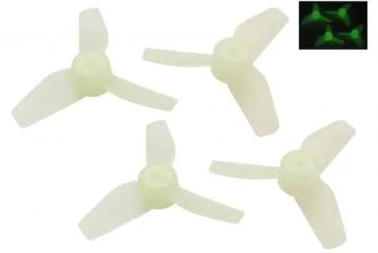 Rakonheli Propellerset 3Blatt floureszierend 4Stück für Brushless Whoop FPV