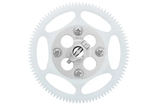 Rakonheli Hauptzahnrad 92 Zähne Delrin mit Aluminium Nabe in silber für Blade 130S