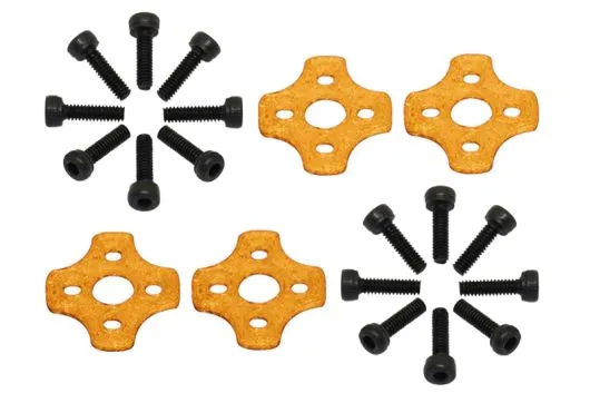 Rakonheli Motor Vibrationsdämpfer in orange für Blade Torrent 110 FPV 4Stück