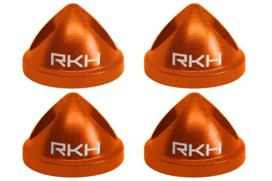 Rakonheli Propeller Adapter aus Aluminium 4Stück in orange für Blade Torrent 110 FPV
