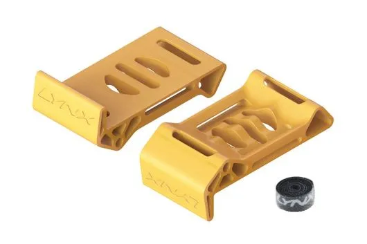 Lynx Akkuschutzabdeckung / Landegestell aus Ninja Flex in orange mit Klettband für Blade Torrent 110 FPV