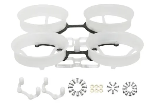 Rakonheli Brushless Whoop Rahmen für 2S Betrieb hochpräzise gefräst aus PTFE (Polytetrafluorethylen) und Carbon 66mm
