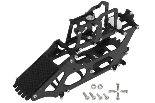 Rakonheli Hauptrahmen aus Carbon in schwarz für Blade 130S